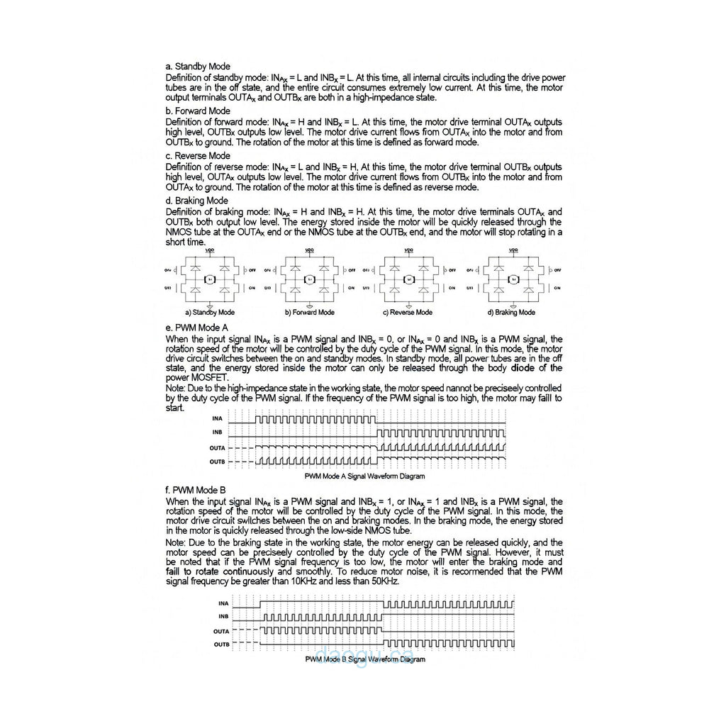 TC1508A 2-Channel DC Motor Driver Module Forward/Reverse PWM Speed Control Dual H-Bridge Mini Stepper Motor Driver