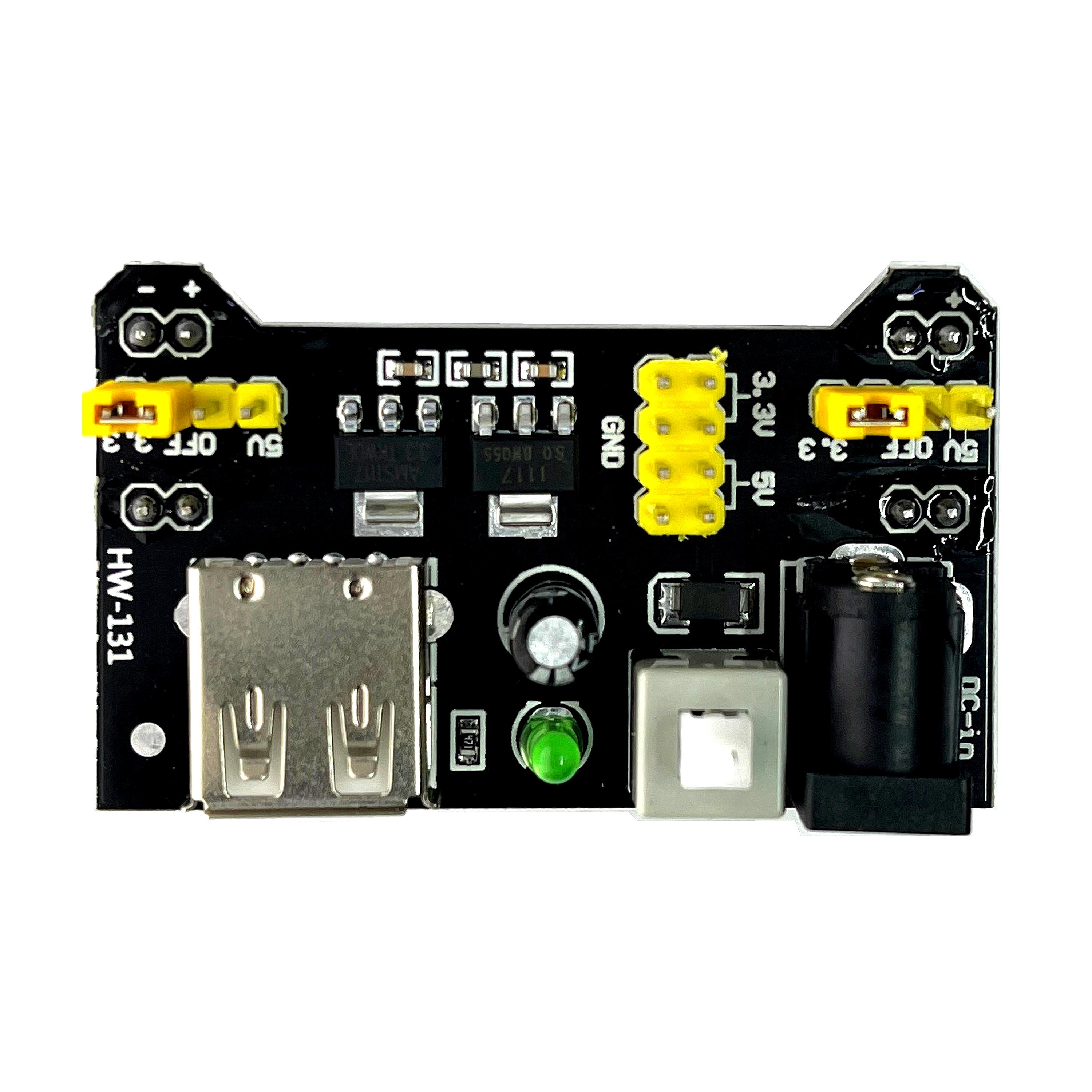 Breadboard Power Supply Module Compatible with 5V & 3.3V