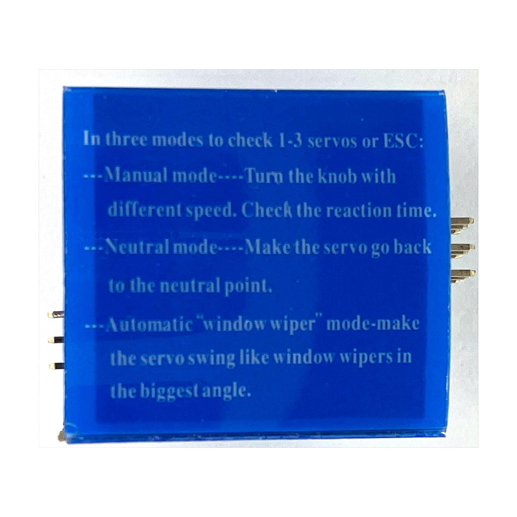 Servo Tester TITAN Tester 3-Way Switching with Indicator Light S812