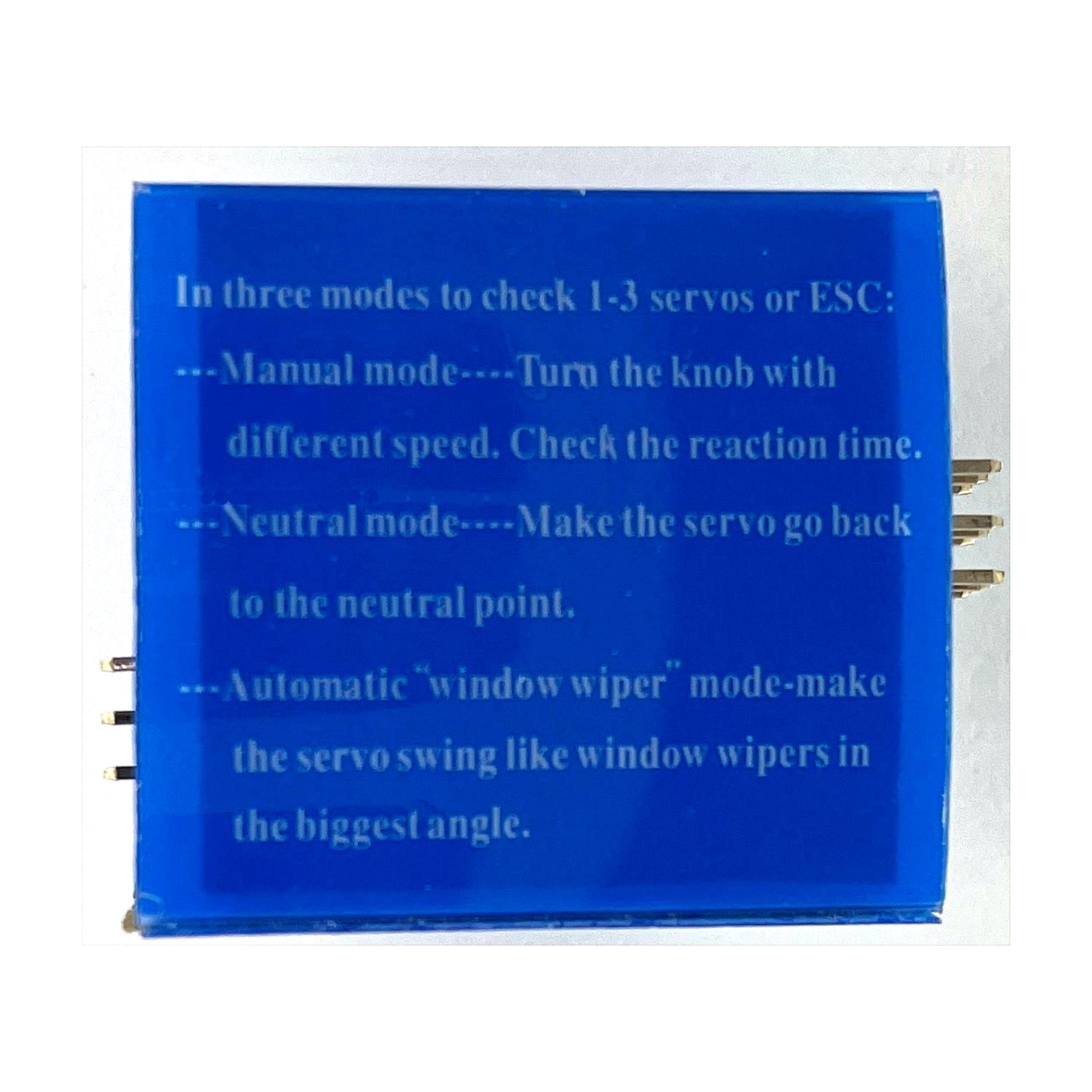 Servo Tester TITAN Tester 3-Way Switching with Indicator Light S812
