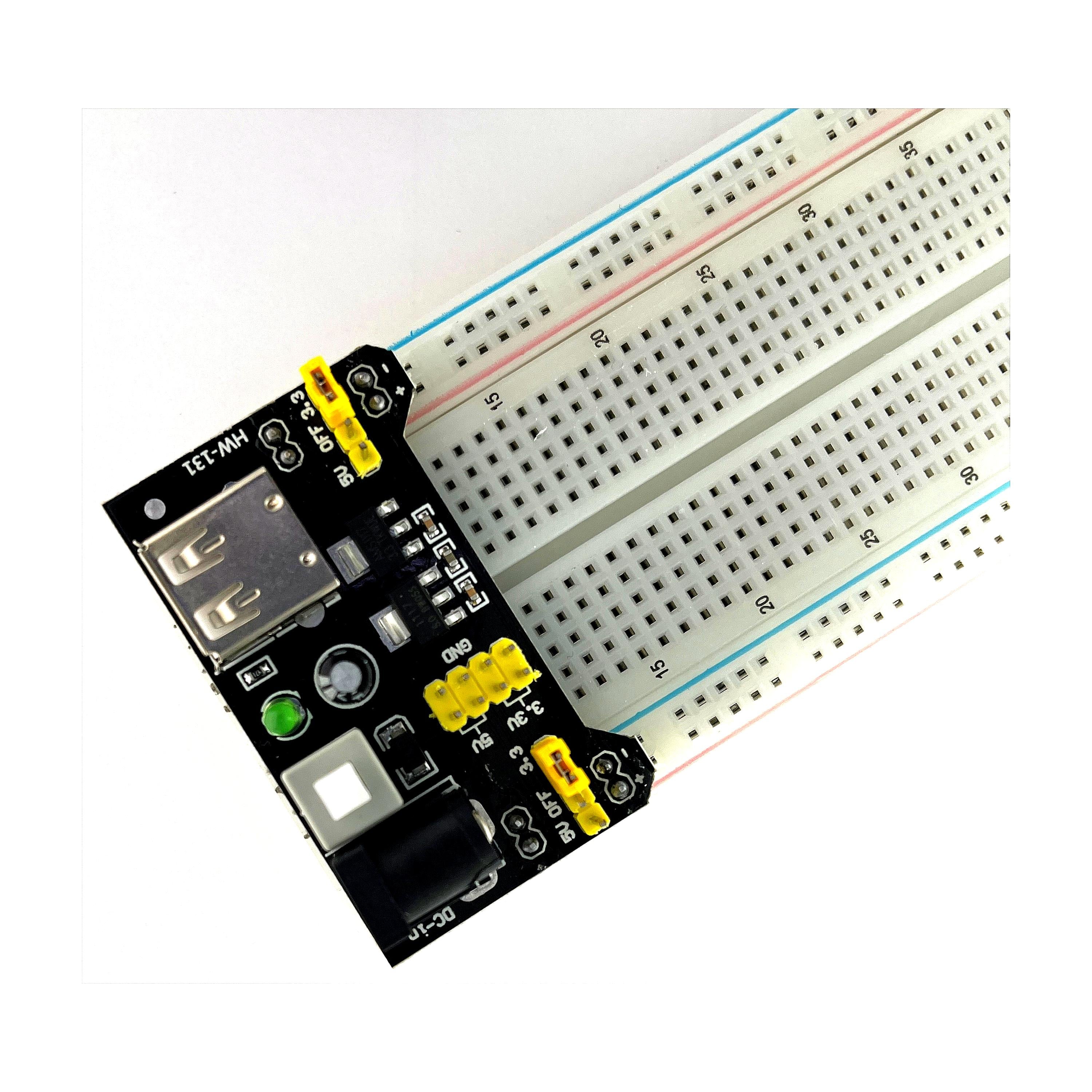 Breadboard Power Supply Module Compatible with 5V & 3.3V