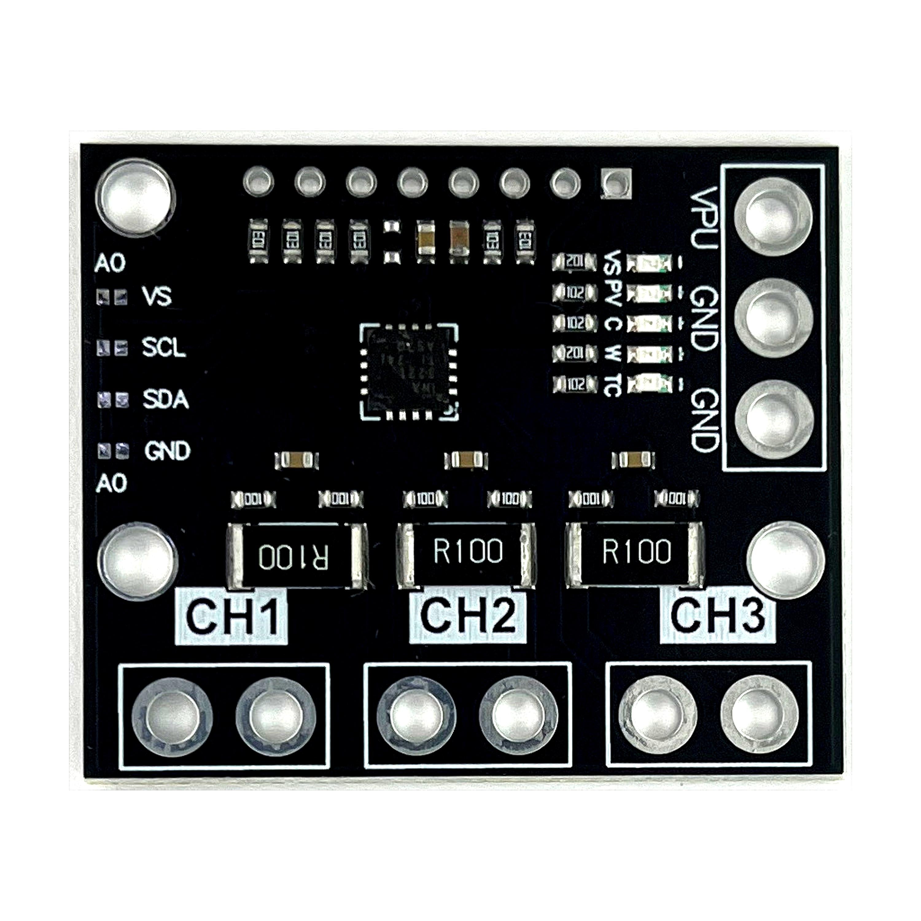 INA3221 Module Triple bidirectional bus Low-side/High-side Voltage/Current/Power Monitor I2C