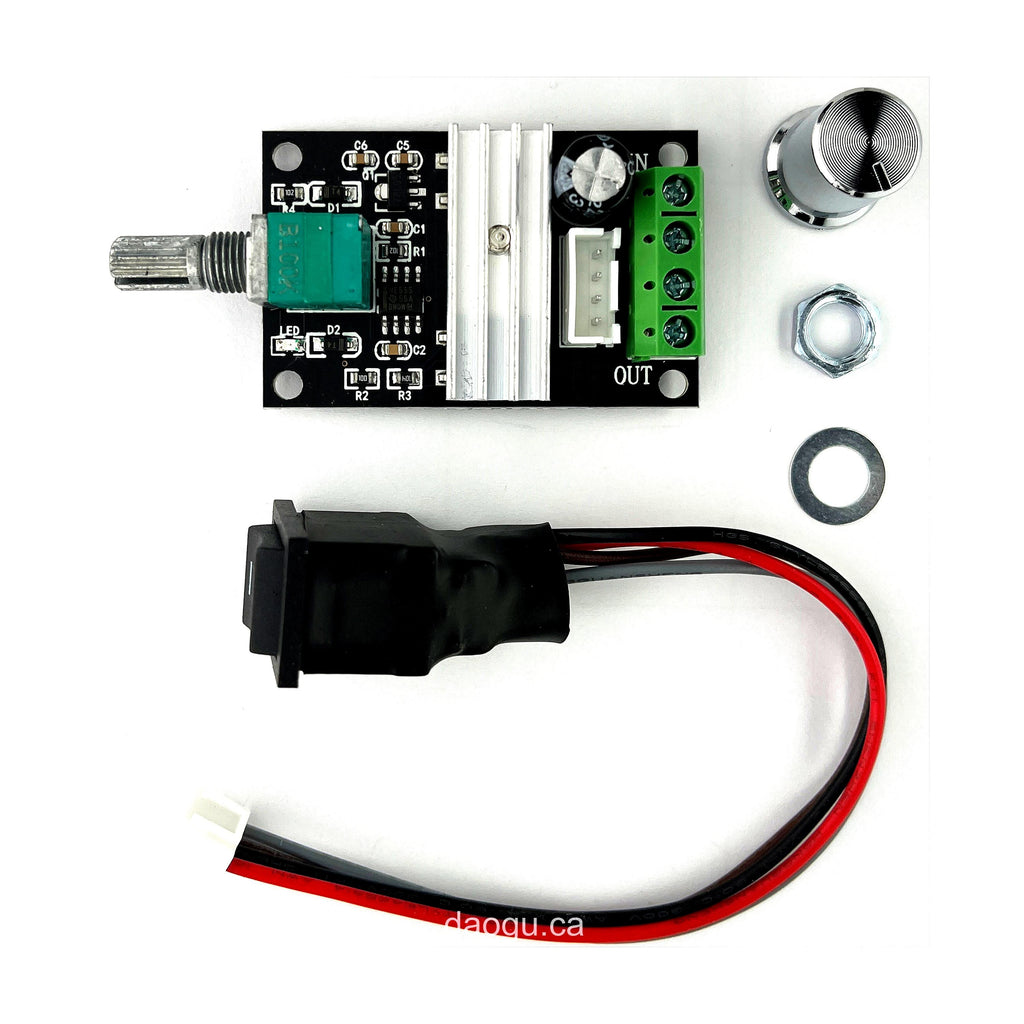 PWM DC Motor Speed Controller 6-28V 3A Speed Control Switch Forward/Reverse with On/Off Function