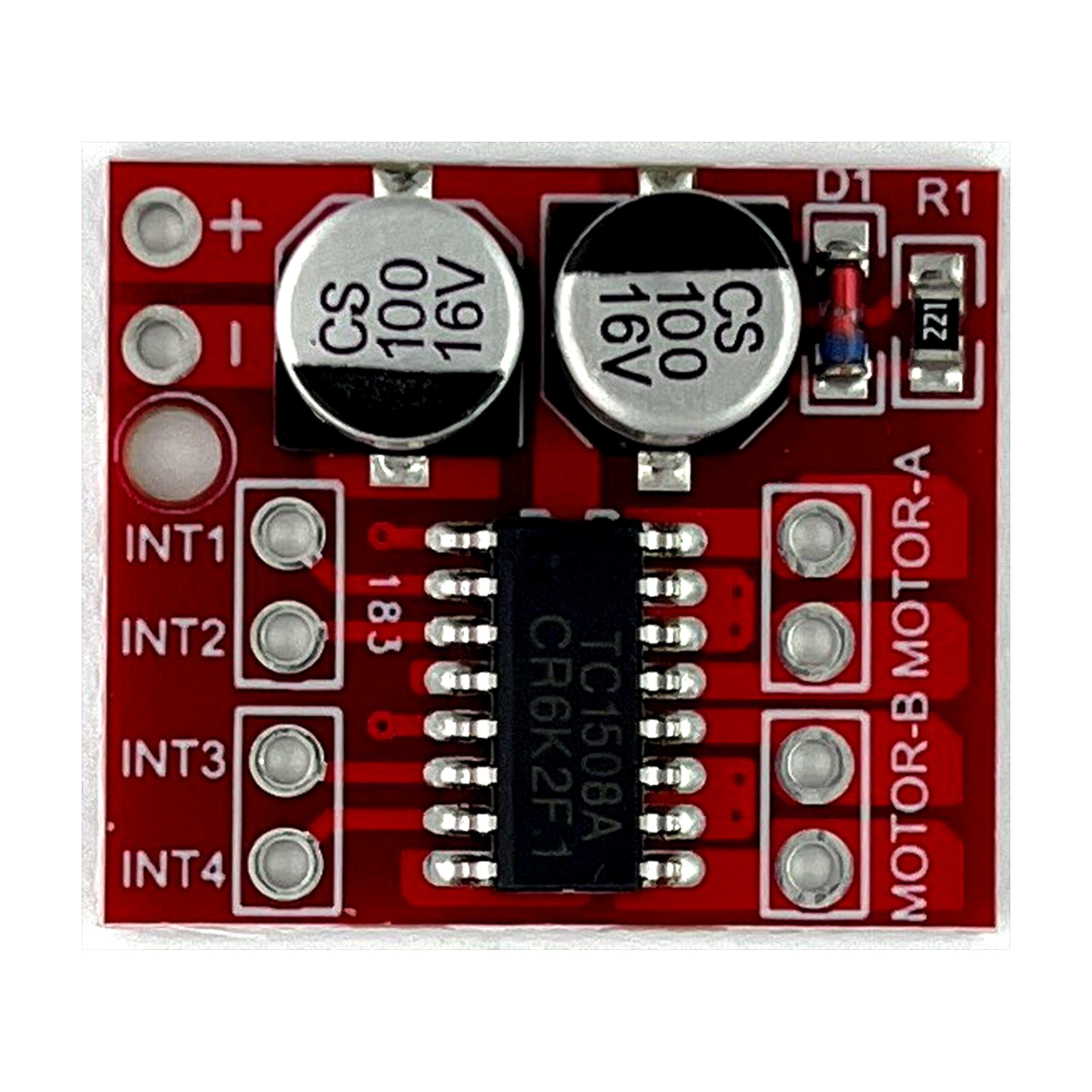 TC1508A 2-Channel DC Motor Driver Module Forward/Reverse PWM Speed Control Dual H-Bridge Mini Stepper Motor Driver