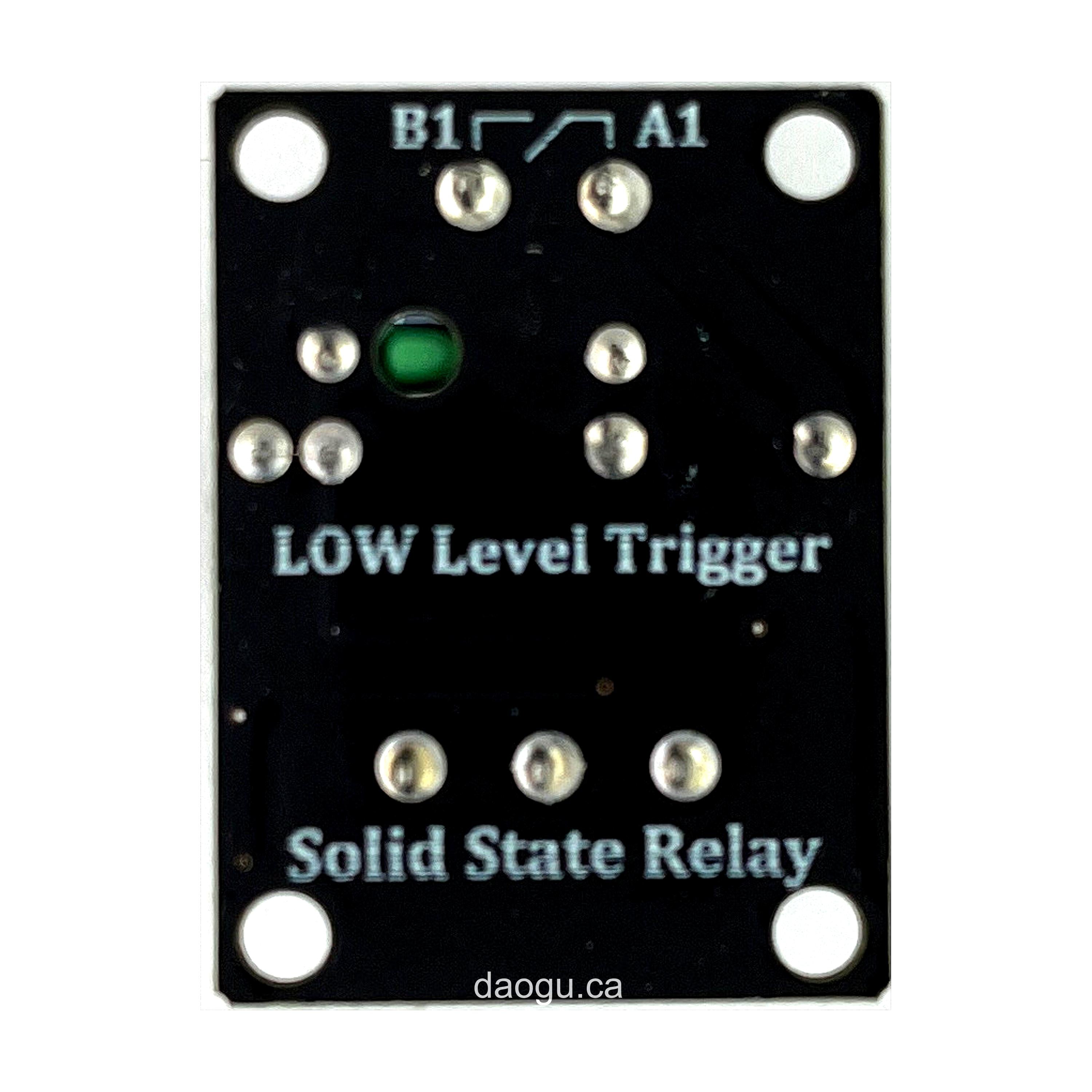 1-Channel 5V Low-Level Trigger Solid State Relay Module with Fuse SSR 250V 2A
