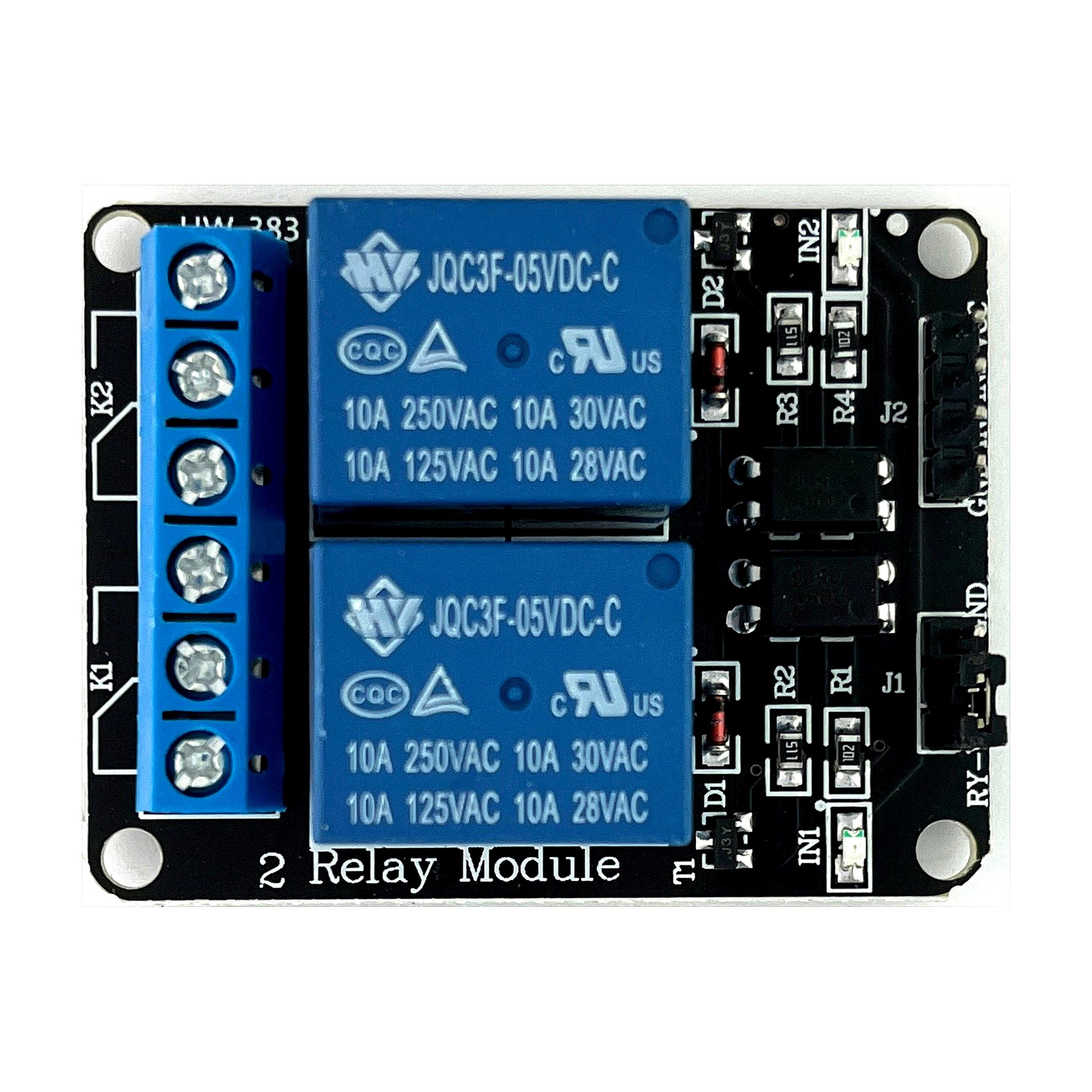 2-Channel Relay Module with Optocoupler Protection Relay Shield / Expansion Board