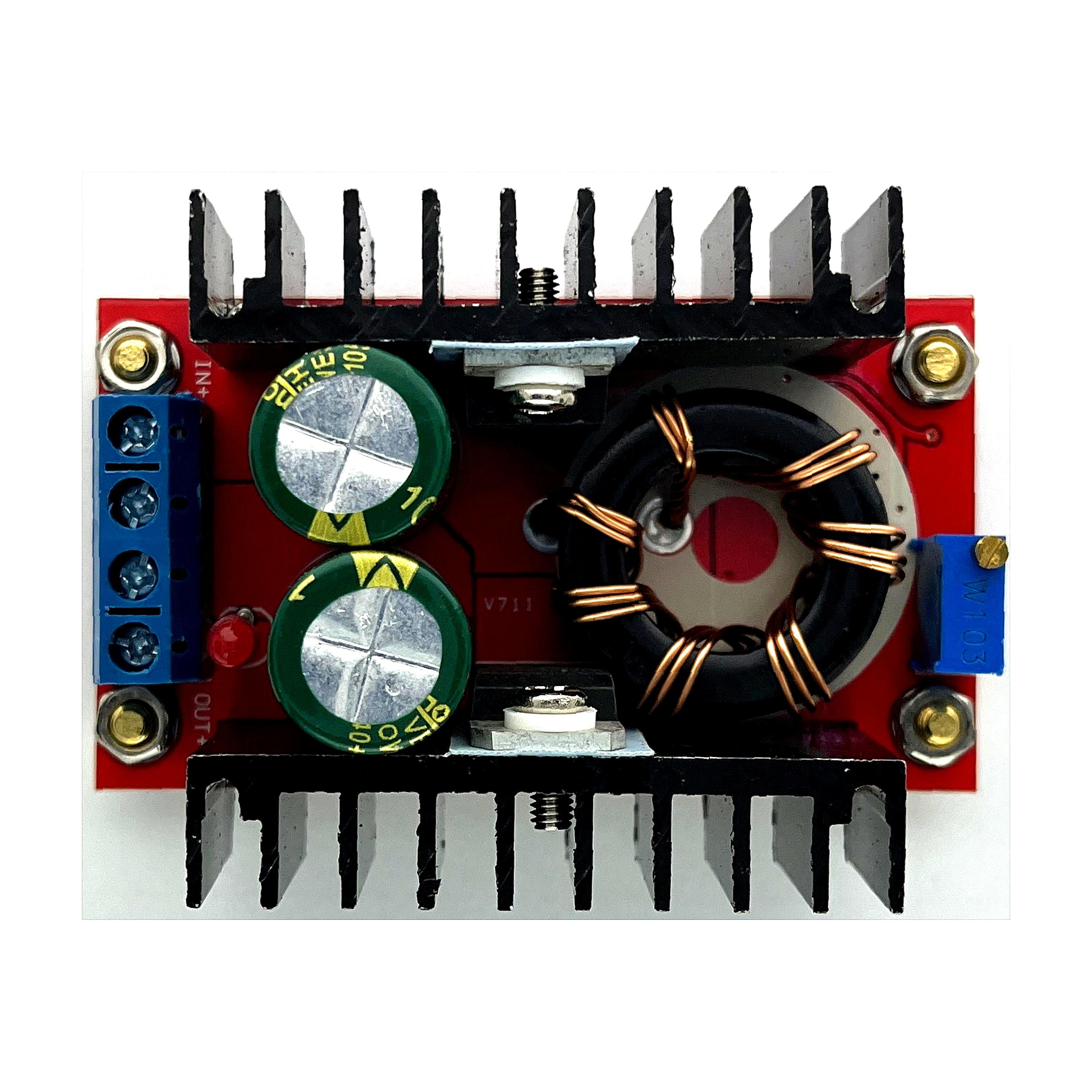 DC-DC Car Laptop Power Bank 10-32V to 12-35V Adjustable Step-Up Boost Converter Module 150W