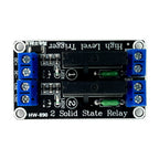 2-Channel 5V High-Level Trigger Solid State Relay Module with Fuse SSR 250V 2A
