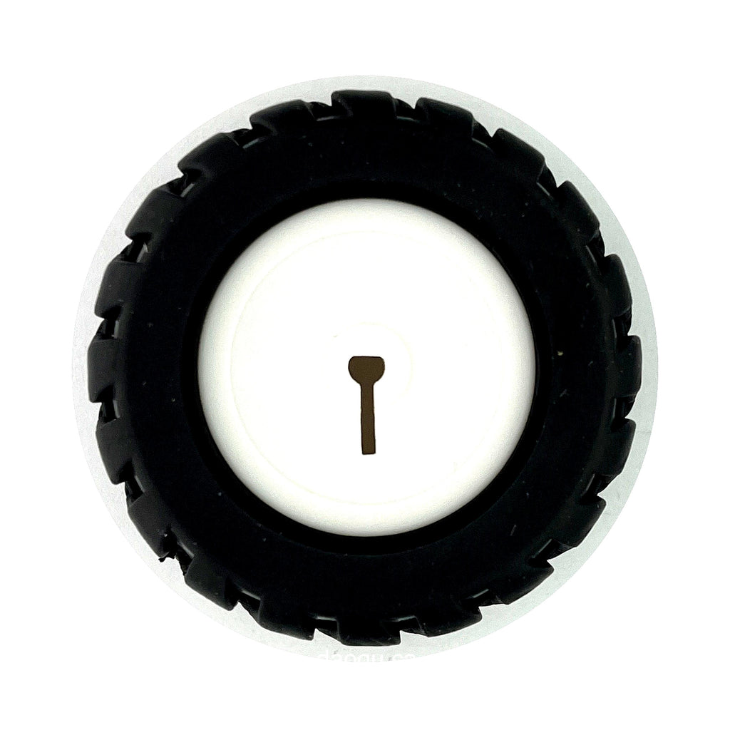 ZJ327 miniQ Car N20 Motor Rubber Wheel Diameter 34mm Encoder Wheel 34*7