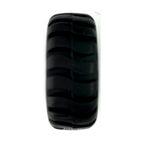 D-Shaped Axle Rubber Tire Robot Accessory 43mm Line Follower Model Car Wheel for N20 Geared Motor