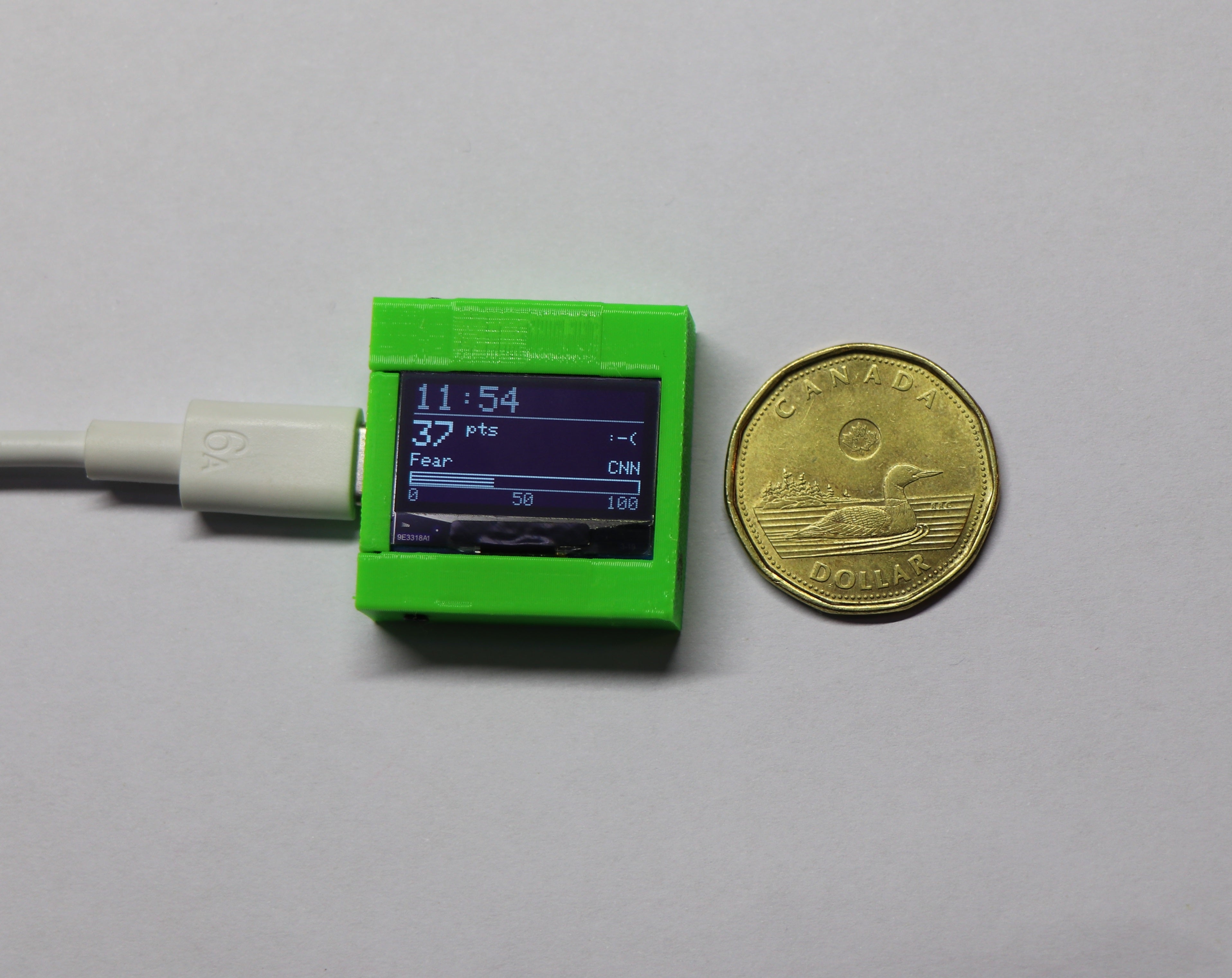 0. Tiny monitor based on ESP32C3 and 0.96" OLED