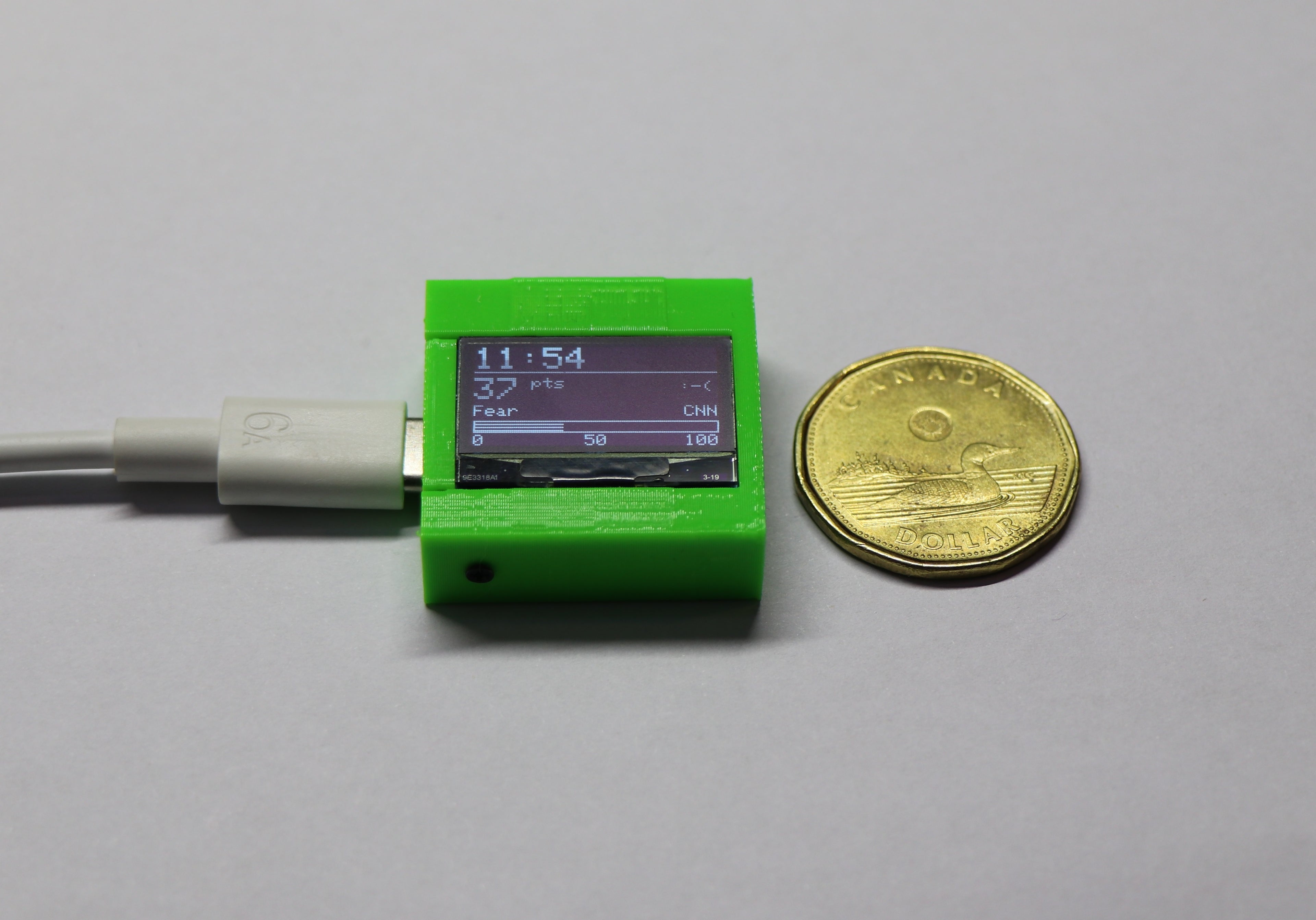 0. Tiny monitor based on ESP32C3 and 0.96" OLED