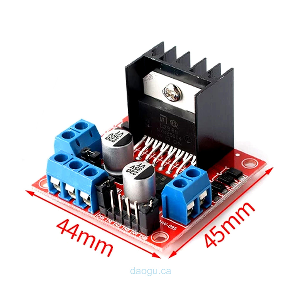 L298N Motor Driver Board Module for Stepper Motor, Smart Car, Robot L298