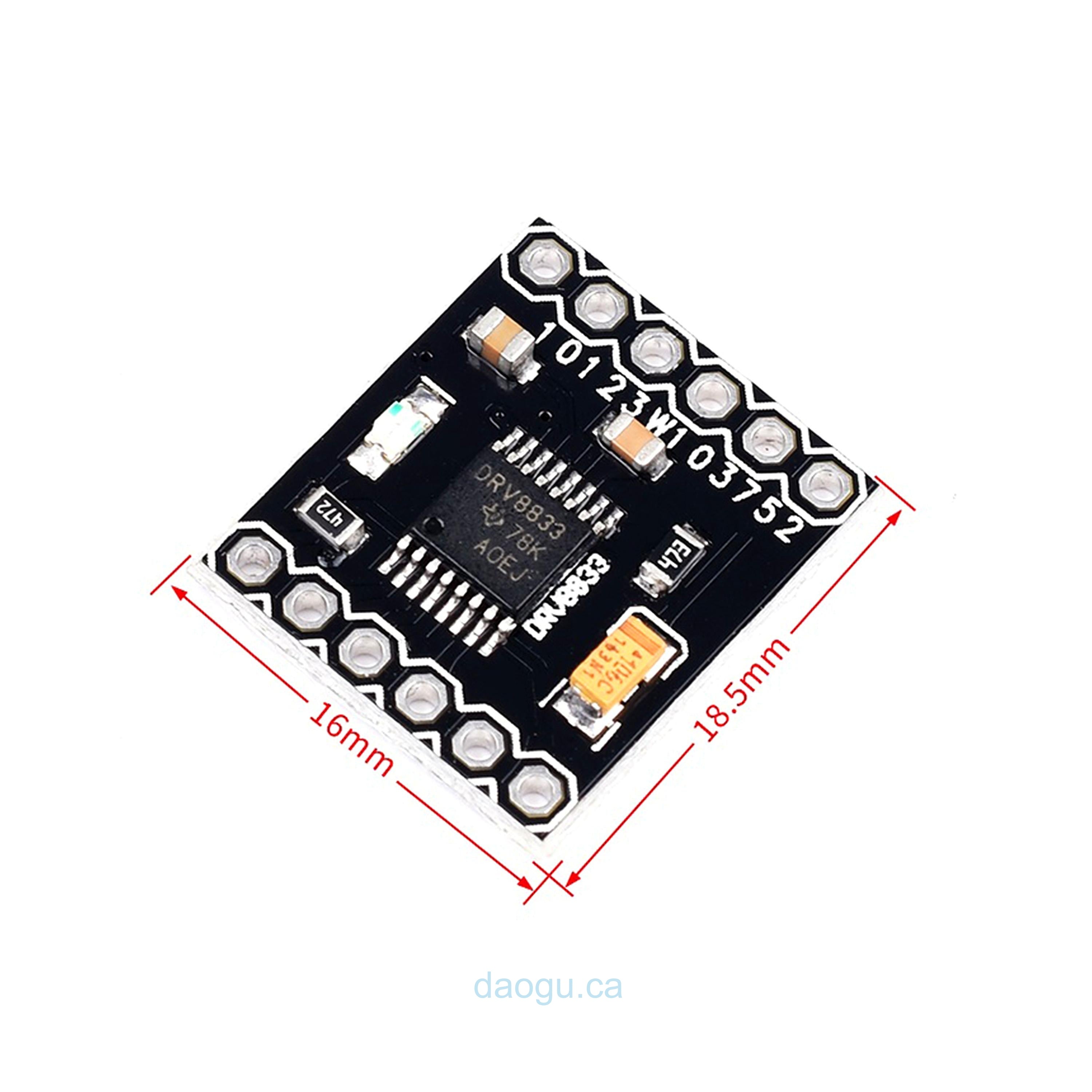 Mini DC Motor Driver Board 2-Channel Motor Driver Module DRV8833 Motor Driver Module