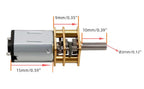 GA12-N20 DC Geared Motor / Micro Gear Motor